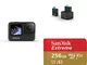 GoPro HERO9 Black - Fotocamera sportiva impermeabile con schermo LCD + Caricabatteria dopp...