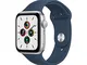 Apple Watch SE (1ª gen.) (GPS, 44mm) Smartwatch con cassa in alluminio color argento con C...