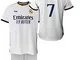 Real Madrid Set Bambino T-shirt e Pantaloni Prima Equipaggiamento Stagione 2023-2024 - Vin...