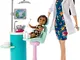 Barbie Carriere Dentista, Playset con Bambola Asiatica, Paziente, Poltrona e Accessori, FX...