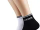 Lacoste Sport RA8495 Calze, Nero (Noir/Blanc), 44 (Taglia Produttore: 4) (Pacco da 2) Uomo