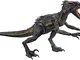 Jurassic World- Indoraptor Dinosauro Attacca e Ruggisci, Multicolore, FLY53