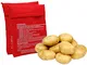 Sacco Cuoci Patate In Microonde,2 PCS Sacchetto per Patate a Microonde Express Sacchetto p...