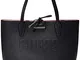 Guess Bobbi, Borsa Tote Donna, Rosa (Black/Rosewood), 12.5x27x42.5 cm (W x H x L)