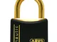 Abus T84MB/40mm Lucchetto con 2 chiave, Antiruggine, Nero