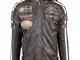 Urban Leather UR-28 58 Giacca da Uomo, Marrone, XL