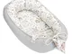 Totsy Baby Babynest bozzolo neonato 90 x 50 cm - Nido coccolone fatto a mano in cotone Guf...