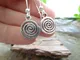 ✿ BIG SPIRAL BOHO ETHNO MIAO DISC ✿ Orecchini su ganci a lungo rene