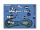 CYBERNOVA SP180K Professional Kit doppia azione trigger aria dipingere controllo Airbrush...