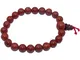 Bracciali di Diaspro Rosso pietra naturale - pietra otondo 8 mm - elastico resistente - pe...