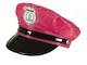 WIDMANN WDM01098 - Costume Per Adulti Cappello Polizia, Rosa Fluorescente, Taglia Unica