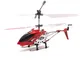 Syma S107G 3 Canali RC Elicottero con Lega Copter con Giroscopio Incorporato Rosso