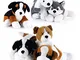 Plush &-PLUSH & Cani 45Cm Peluche 6Ass Peluches Cani, Multicolore, 8029956078651