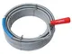 ROTHENBERGER Industrial 1500000141 - Spirale per la pulizia dei tubi con artiglio, 9 mm x...