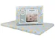 Babysanity Materassino per Lettino da Campeggio 120x60x4 in Fantasia Sfoderabile (Orsetto...