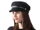SIYWINA Cappello da Donna Newsboy cap Berretto Piatto con Visiera Cappello da Baker per Si...