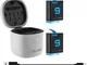TELESIN allinbox Caricabatteria per Gopro,Kit di Multifunzione per Gopro,Caricatore USB a...