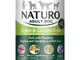 Naturo - Cibo per Cani Adulti Grain & Glutem Free con Anatra, Mirtilli, Zucca e Zucchine i...