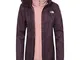 The North Face W Evolve II Triclimate Jkt, Giacca Impermeabile Donna (XL, Root Brown/Pink...