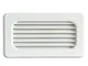 La Ventilazione C157RB Griglia Terminale 180x100 mm in ABS da Incasso, Bianco