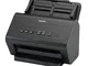 Brother ADS2400N Scanner Desktop con Rete Cablata, 40 ppm, ADF da 50 Fogli, Dual CIS per S...