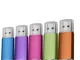 5 pezzi USB da 2 G USB 2,0 Memory Drive Pen Drive, colore: blu/viola/rosa/verde/arancione...