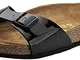 Birkenstock, Madrid BS 0040793, Sandali, Donna, Nero (Vernis Noir), 35 EU