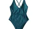 ZAFUL Set Bikini Donna Imbottito, Costume da bagno intero, costume da bagno con schiena ap...