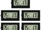 Thlevel 5PCS Mini LCD Digitale Termometro Igrometro Ambiente Interno Temperatura Umidità M...