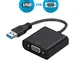 Jiqu SB3.0 to VGA, USB 3.0 a VGA, USB a VGA Video Adattatore convertitore, Multi Monitor,...