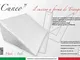 tex family Cuscino AD Angolo Triangolo A Cuneo Gambe Gravidanza REFLUSSO GASTRICO per Lett...