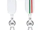 kwmobile Cover in Similpelle Compatibile con Fiat Lancia Chiave Pieghevole Fiat Lancia con...