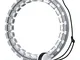 Smart Fitness Hoops, Hula-Hoops Adulti con Gravity Ball, 24 Parti Rimovibili Hullahub Hoop...