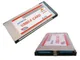 Kalea-Informatique © Expresscard 34 - Scheda di Controllo Express Card da 34 mm per USB 3....