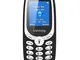 Telefono Cellulare Mobile GSM Semplice Cellulari Economico Basic Tastiera Feature Phone (1...