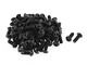 Aexit M6x16mm 10,9 Vite a testa bombata a esagono incassato in acciaio legato 100pcs nero...