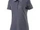 adidas Club 3 STR Polo da Donna, Donna, FK6986, Bianco/Argento/Nero, XL