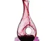 BOQO Vino Decanter, 1.2L Caraffa Vino, Vino Decantare di Cristallo Bicchiere, Decanter per...