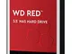 WD Red NAS Hard Drive WD20EFAX - Hard disk interno da 2 TB, 3,5", SATA 6GB/S, 5400 rpm, bu...