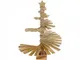 ALBERO LEGNO FLESSIBILE 56CM ALBERO DECORO NATALE ADDOBBI