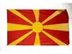 AZ FLAG Bandiera Macedonia 150x90cm Raso - Bandiera MACEDONE 90 x 150 cm