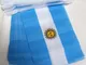 AZ FLAG Ghirlanda 4 Metri 20 Bandiere Argentina 15x10cm - Bandiera Argentina 10 x 15 cm -...