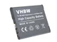 vhbw Li-Ion Batteria 600mAh 3.6V per Fotocamera Camcorder Video Sony Cybershot DSC-W670,DS...