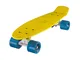 Ridge Mini Cruiser Skate Skateboard retro 22" completo con carrelli nero o bianco, fatto i...