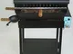 CRUCCOLINI - Barbecue a gas con pietra lavica BA31 L50h90p38cm