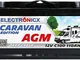 Electronicx Caravan Edition Battery AGM 110AH 12V Motorhome Boat Supply Batteria solare 11...