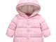Bambino Cappotto con Cappuccio Bambini Giacca Cotone Imbottita Invernale Giubbotti per Rag...