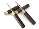 SONGER 2Pcs Blackwood Portable Puer Tea Knife + Tea Needle set, Picking tea tools Wooden H...