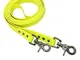 Collar & Leash C&L - Redini chiusi in BioThane® da 19 mm, 2,50 m, giallo fluo