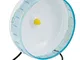 Kerbl 81762- Ruota in plastica per criceto, Bianco/Blu, Diametro 20 cm